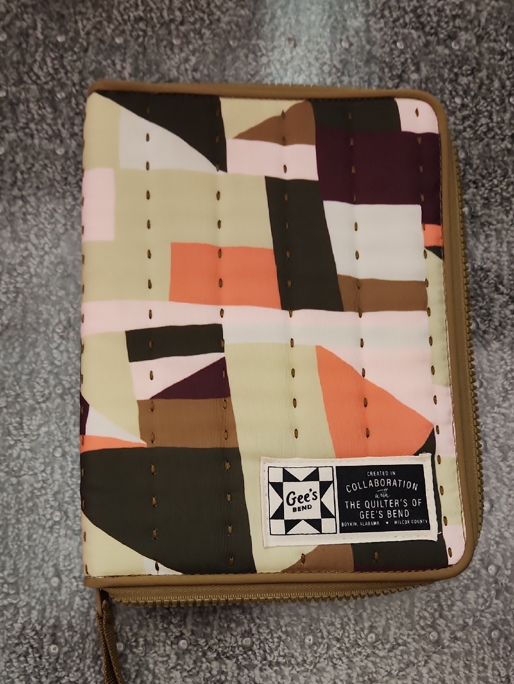 Gee's Bend x Target quilted journal Cover